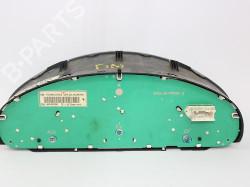 Instrument cluster PEUGEOT 407 (6D_) 2.0 HDi 135 (6DRHRH, 6DRHRE, 6DRHRG, 6DRHRJ) | BP12307394C47 