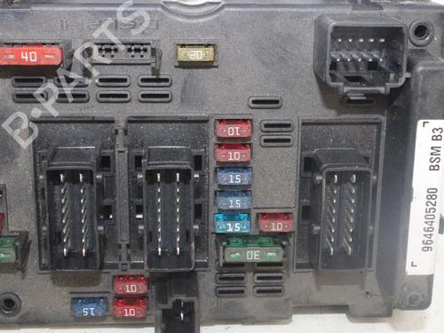 Fuse box PEUGEOT 406 (8B) 2.0 HDI 90 | BP15230836E1 