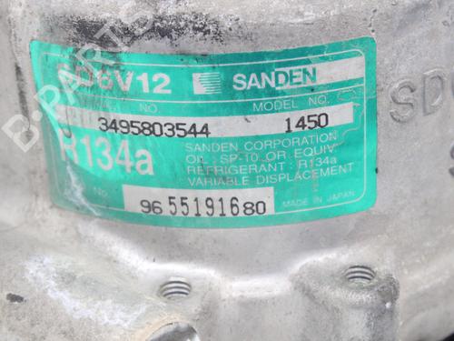 AC compressor CITROËN C2 (JM_) 1.4 HDi | BP15905615M34 