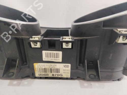 Instrument cluster VW GOLF VI (5K1)  | BP23329849C47 