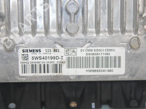 Engine control unit (ECU) PEUGEOT 407 (6D_) 2.2 (6D3FZE, 6D3FZH) | BP17622565M57 