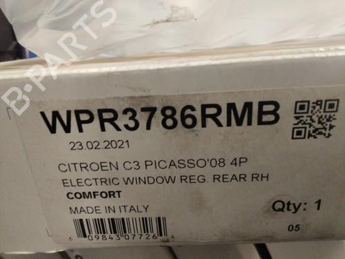 Rear right window mechanism CITROËN C3 Picasso (SH_)  | BP25611445C25 