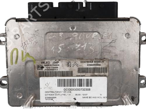 Engine control unit (ECU) CITROËN C3 I (FC_, FN_) 1.1 i | BP29816856M57 