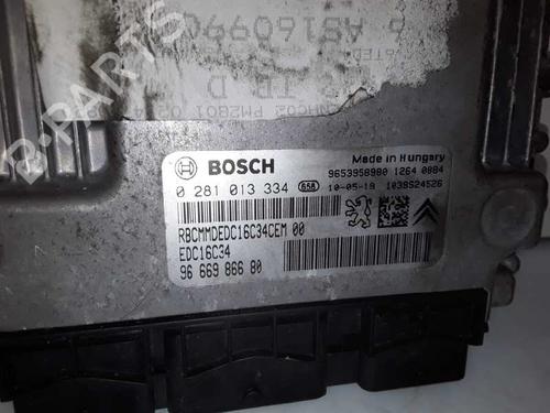 Engine control unit (ECU) PEUGEOT 3008 I MPV (0U_) 1.6 HDi | BP8564736M57 