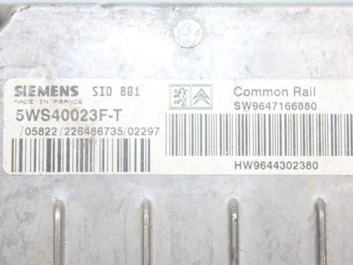 Engine control unit (ECU) CITROËN XSARA Coupe (N0) 2.0 HDI 90 | BP17183365M57