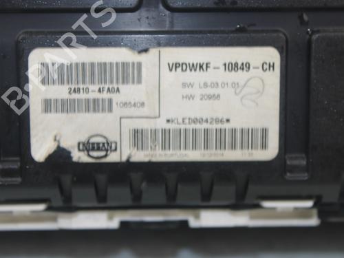 Instrument cluster NISSAN NV200 / EVALIA Bus  | BP17741463C47 