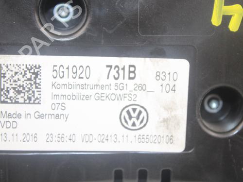 Instrument cluster VW GOLF VII (5G1, BQ1, BE1, BE2)  | BP17099631C47 