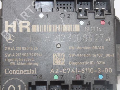 Comfort control module MERCEDES-BENZ E-CLASS T-Model (S212)  | BP13897861M56 
