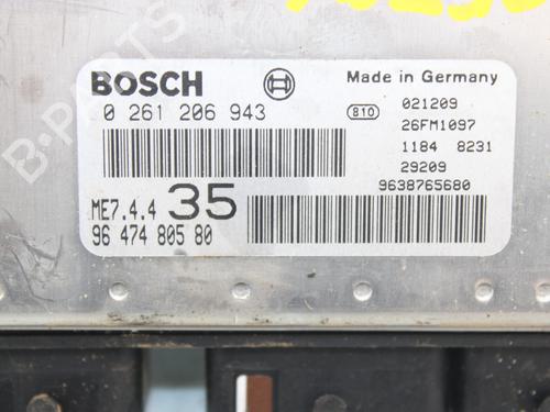Engine control unit (ECU) PEUGEOT 307 (3A/C) 1.6 16V | BP16462294M57 