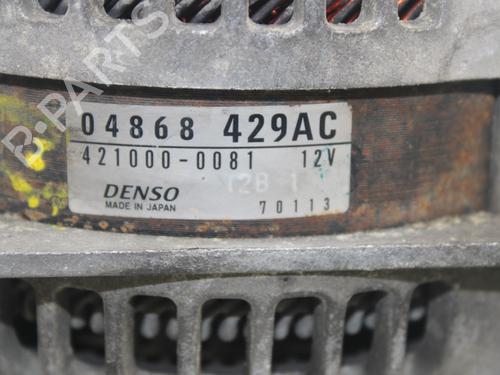 Alternator CHRYSLER VOYAGER IV (RG, RS) 2.5 CRD | BP17622465M7 