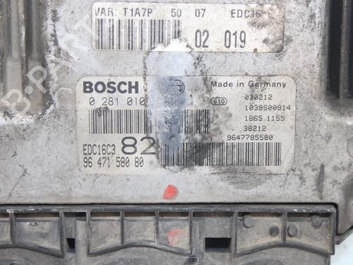 Engine control unit (ECU) PEUGEOT 206 Hatchback (2A/C) 1.4 HDi eco 70 | BP16347677M57 