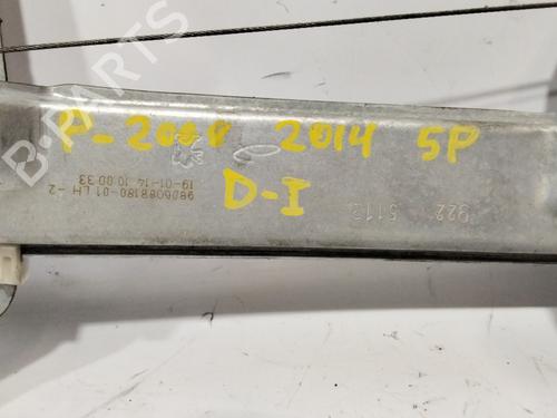 Front left window mechanism PEUGEOT 2008 I (CU_) 1.6 BlueHDi 100 | BP28693791C22 