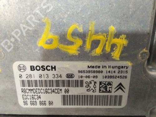 Engine control unit (ECU) PEUGEOT 3008 I MPV (0U_) 1.6 HDi | BP21602474M57 