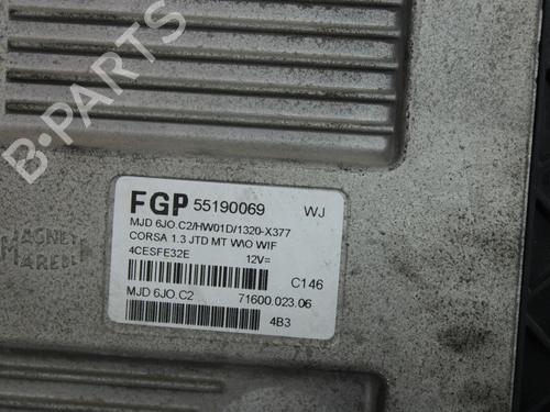 Engine control unit (ECU) OPEL COMBO Box Body/MPV 1.3 CDTI 16V | BP11492624M57 
