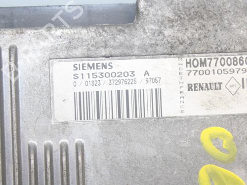 Engine control unit (ECU) RENAULT MEGANE I Classic (LA0/1_) 1.6 16V (LA00, LA04, LA0B, LA11, LA16, LA19, LA1J, LA1K,... | BP16954769M57 