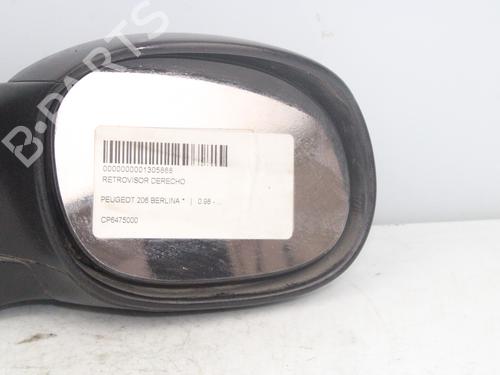 Right mirror PEUGEOT 206 Hatchback (2A/C)  | BP16431088C27 