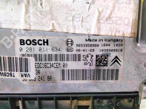 Engine control unit (ECU) PEUGEOT 307 (3A/C)  | BP8574098M57 