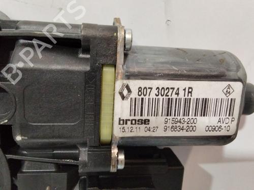 Right front window motor RENAULT SCÉNIC III (JZ0/1_)  | BP28520625E20 