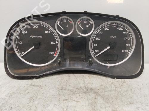 Used Instrument cluster PEUGEOT 307 (3A/C) 2.0 HDi 90 (90 hp) 19804553