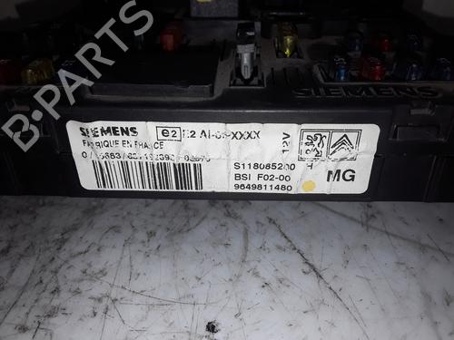 Fuse box CITROËN C3 II (SC_) 1.4 HDi 70 (SC8HZC, SC8HR0, SC8HP4) | BP8579916E1 