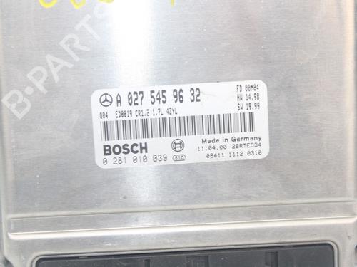 Engine control unit (ECU) MERCEDES-BENZ A-CLASS (W168) A 160 CDI (168.006) | BP17430290M57 
