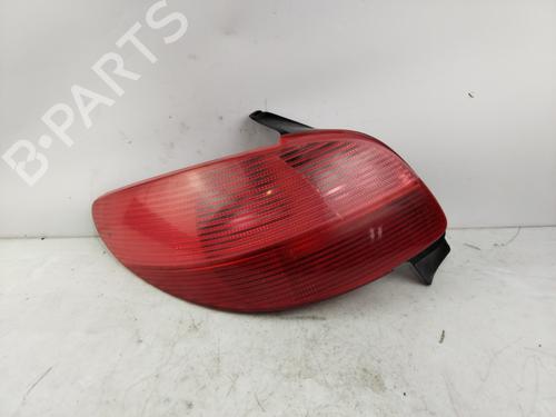Used Left taillight PEUGEOT 206 Hatchback (2A/C) 1.9 D (69 hp) 21686647