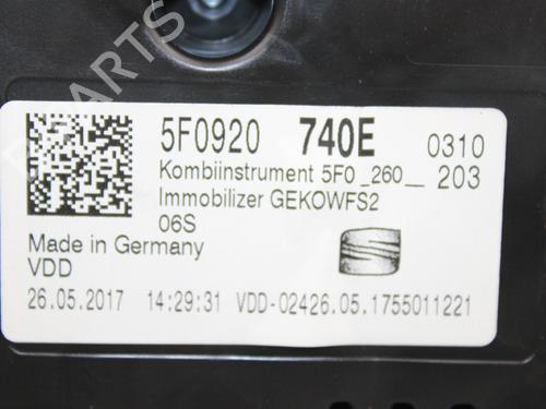 Cockpit SEAT LEON (5F1)  | BP16404542C47 