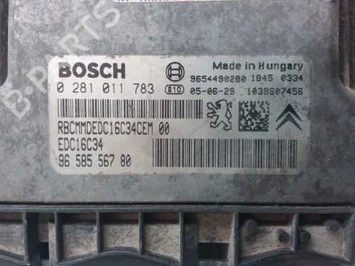 Engine control unit (ECU) PEUGEOT 206 Hatchback (2A/C) 1.9 D | BP8576416M57 