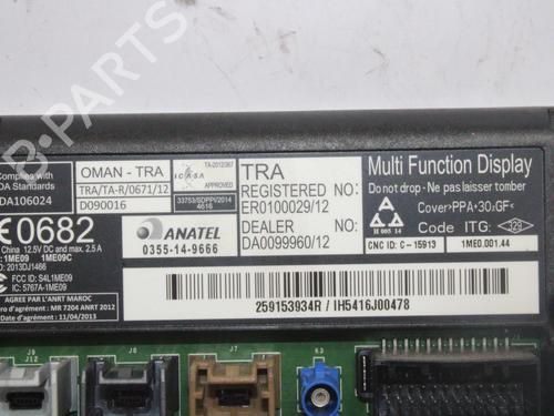 Display de informações RENAULT CLIO IV Grandtour (KH_)  | BP21013810C48