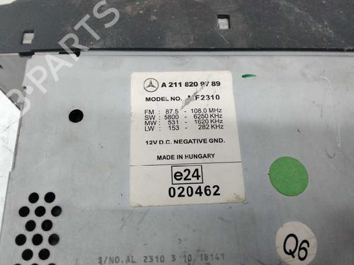 Radio MERCEDES-BENZ E-CLASS (W211) | BP8569903E6