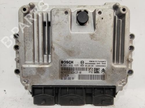 Used Engine control unit (ECU) PEUGEOT 407 (6D_) 1.6 HDi 110 (6D9HZC, 6D9HYC) (109 hp) 22425293