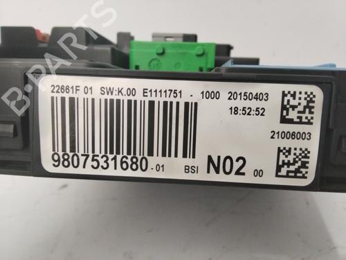 Fuse box PEUGEOT 208 I (CA_, CC_) 1.4 HDi | BP20929388E1 