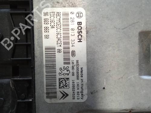 Engine control unit (ECU) PEUGEOT 3008 I MPV (0U_) 1.6 HDi | BP8580351M57 