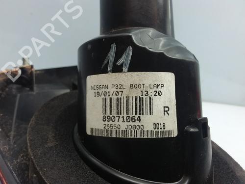 Right tailgate light NISSAN QASHQAI / QASHQAI +2 I (J10, NJ10, JJ10E) 2.0 All-wheel Drive | BP9442202C80 