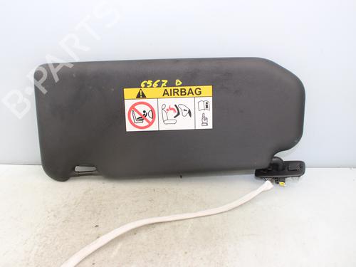 Right sun visor PEUGEOT 3008 SUV (MC_, MR_, MJ_, M4_) 1.5 BlueHDi 130 (131 hp) 18067393