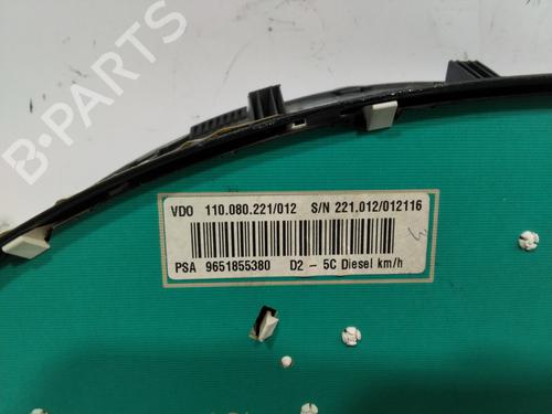 Instrument cluster PEUGEOT 407 (6D_) 2.0 (6DRFNB, 6DRFNE) | BP22425290C47 
