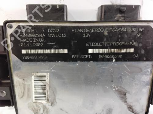 Engine control unit (ECU) CITROËN BERLINGO / BERLINGO FIRST MPV (MF_, GJK_, GFK_) 1.9 D (MFWJZ) | BP29821059M57 