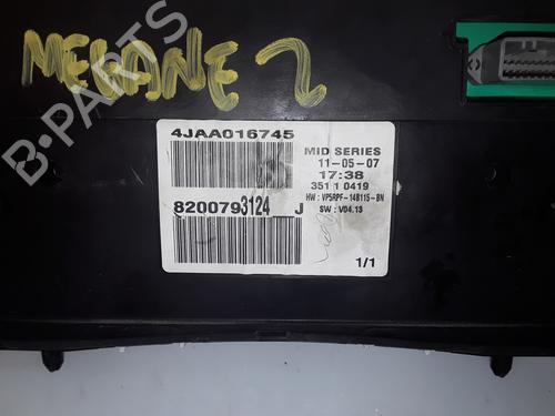 Instrument cluster RENAULT MEGANE II (BM0/1_, CM0/1_)  | BP8581130C47 