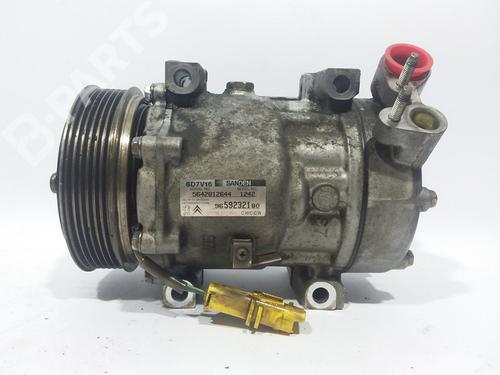 Used AC compressor AC compressor CITROËN BERLINGO Box Body/MPV (B9) 1.6 HDi 75 (75 hp) 10201270 10201270