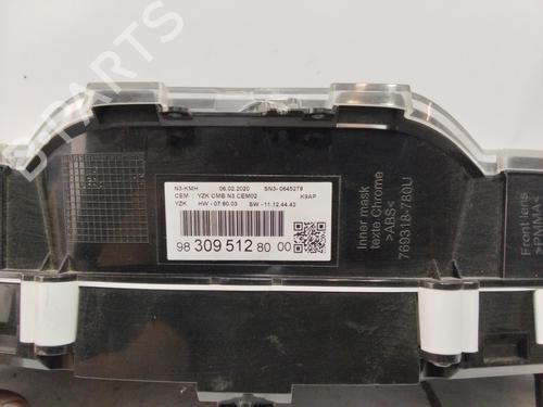 Instrument cluster PEUGEOT RIFTER  | BP28544337C47 