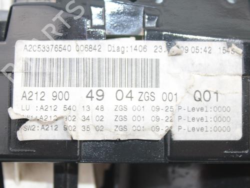 Instrument cluster MERCEDES-BENZ E-CLASS (W212) E 350 CDI (212.025) | BP16451557C47 