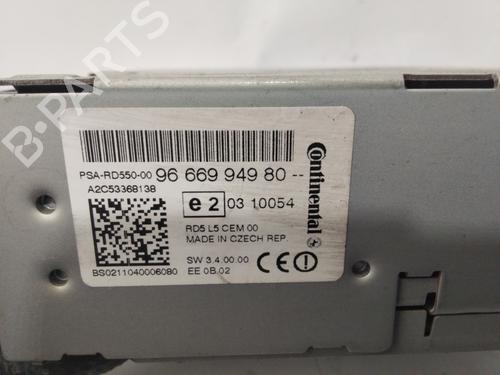Radio PEUGEOT 508 I (8D_) 1.6 HDi | BP21262508E6 