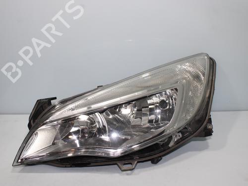 Used Left headlight OPEL ASTRA J (P10) 1.7 CDTI (68) (125 hp) 17740449