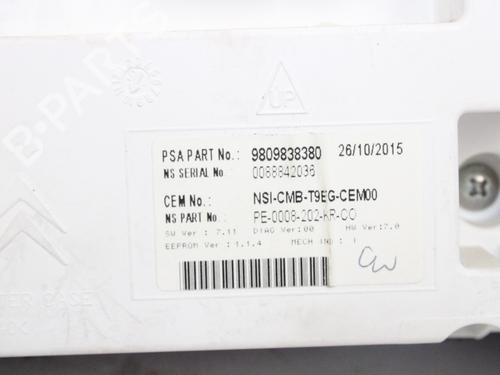 Instrument cluster PEUGEOT 308 SW I (4E_, 4H_)  | BP15226068C47 