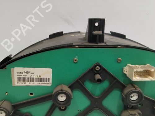 Instrument cluster PEUGEOT 206 Hatchback (2A/C) 2.0 HDI 90 | BP27197408C47 