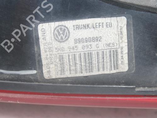Left tailgate light VW GOLF VI (5K1) 1.6 TDI | BP16907273C79 