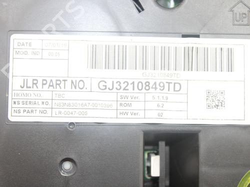 Instrument cluster LAND ROVER RANGE ROVER EVOQUE (L538)  | BP16682209C47 