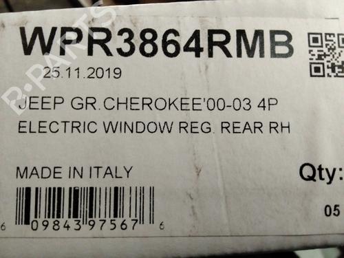 Rear right window mechanism JEEP GRAND CHEROKEE II (WJ, WG)  | BP25591550C25 