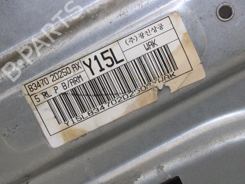 Rear left window mechanism HYUNDAI ELANTRA III (XD)  | BP15645059C24 