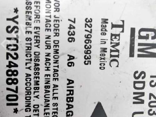 ECU airbags OPEL ASTRA H (A04)  | BP8578090M53 